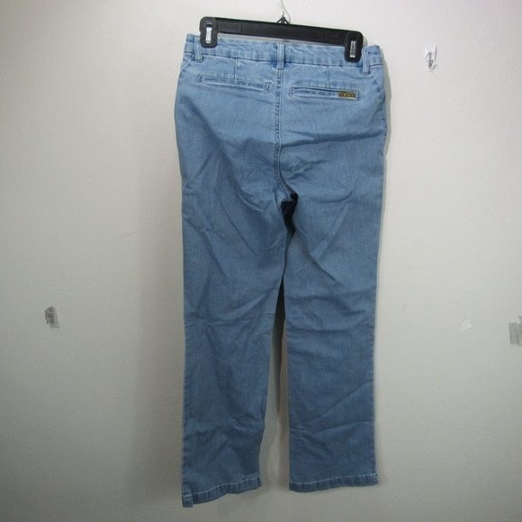 IMAN Jeans Iman Womens Light Blue Jeans Straight Leg Poshmark